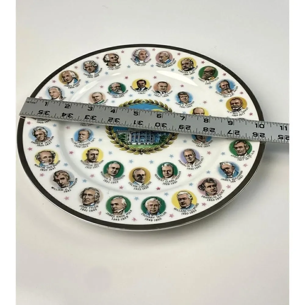 Vtg Presidents of the United States Plate Gerald Ford  Made In Japan Capsco RARE